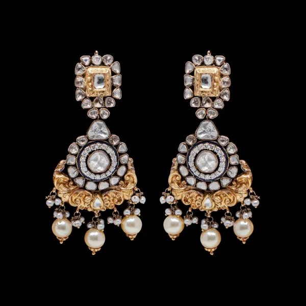 gold and diamond earrings in kolkata