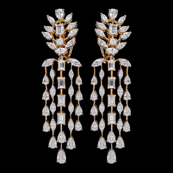 gold and diamond earrings in kolkata